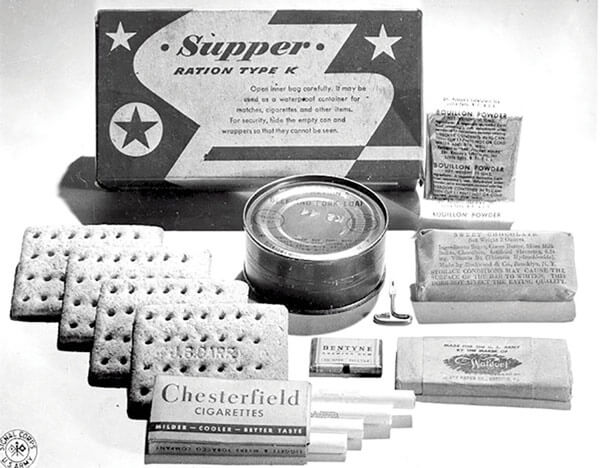 Evolution of MRE's Original rations