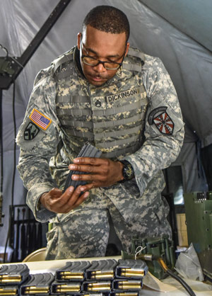 SSG Dickinson, 1071st Component Repair Company, Michigan National Guard.