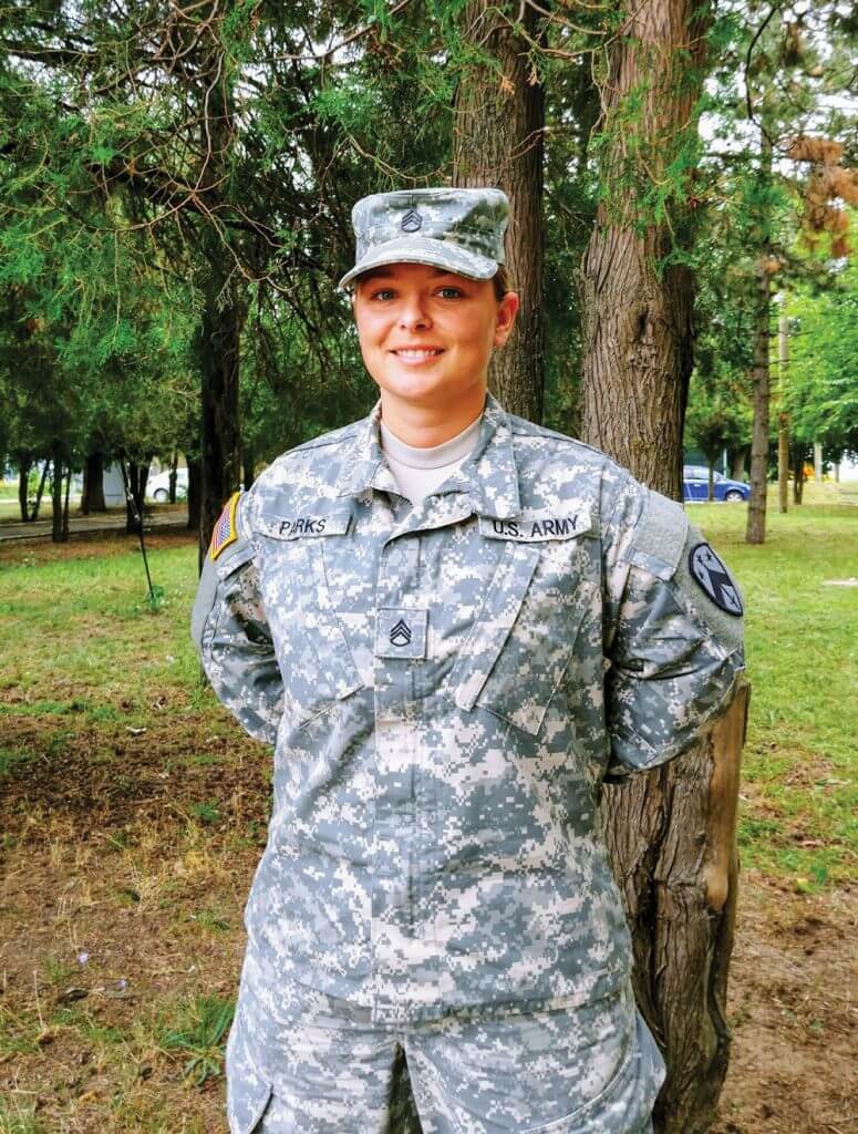 SSG Krystie Parks of the Tennessee Army National Guard