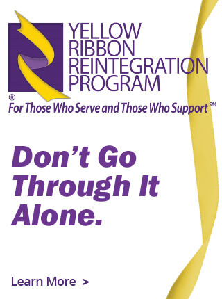 Yellow Ribbon Reintegration Program - For those who serve and those who support - Don't go through it alone. Click to learn more.
