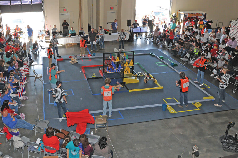 The 167th Theater Sustainment Command opened its doors for the Central Alabama BEST Robotics Gameday at the Armed Forces Readiness Center, Anniston, Ala.