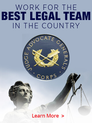 Army National Guard Judge Advocate General’s (JAG) Corps is seeking licensed attorneys to serve their communities and country part-time as legal professionals.