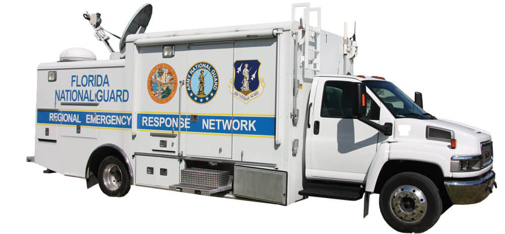 The Florida National Guard Regional Emergency Response Network provides DIRECT systems in Camp Blanding, Fla.