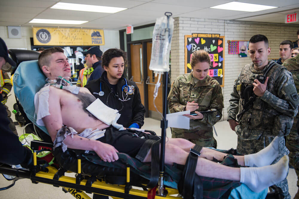 Wisconsin Guard Medics Train with Civilian First Responders thumbnail image