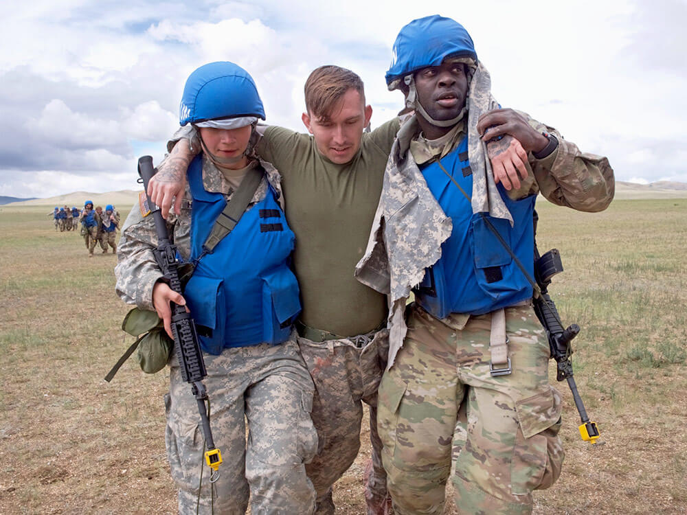 Alaska Guard Soldiers Train in Mongolia to Save Lives thumbnail image