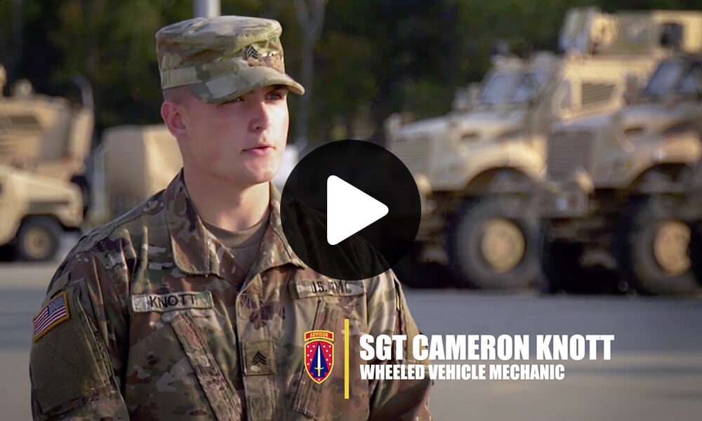 U.S. Army Sgt. Cameron Knott - Wheeled Vehicle Mechanic - Why I Joined the SFAB