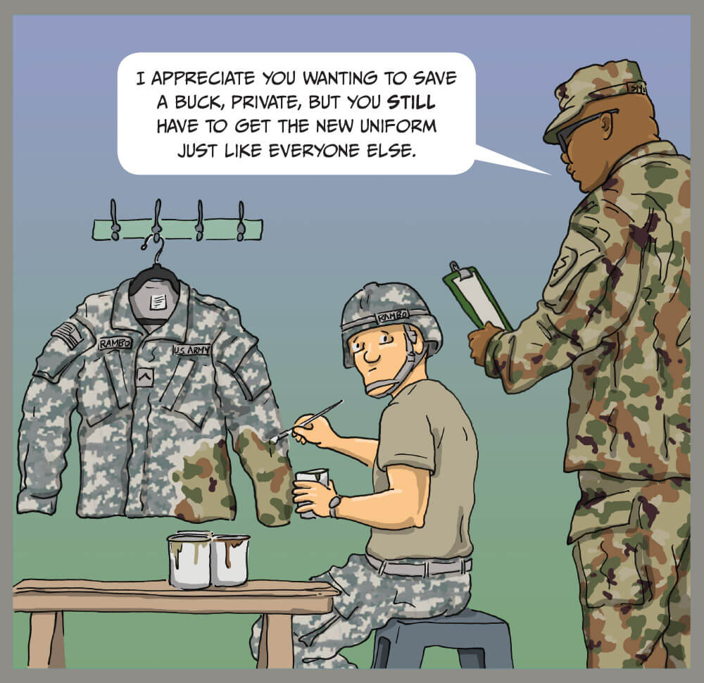 posters funny military cartoon