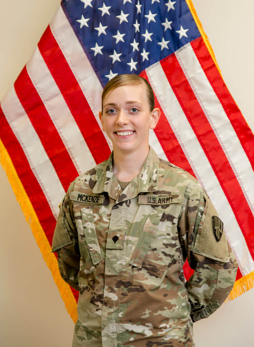 SPC Nicole McKenzie of the New York Army National Guard.